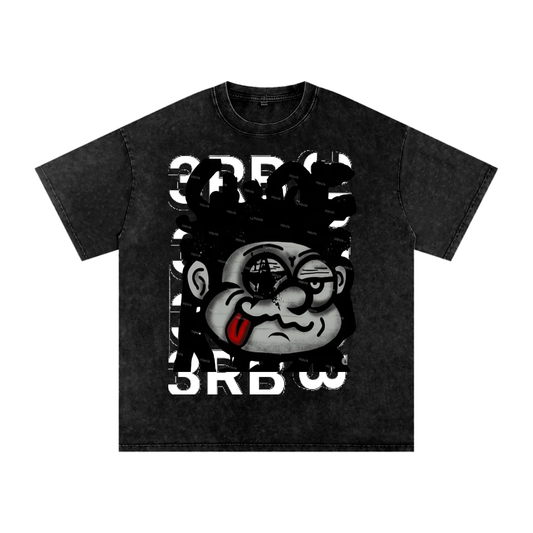 Acid Wash Oversize T-Shirt - 250 GSM