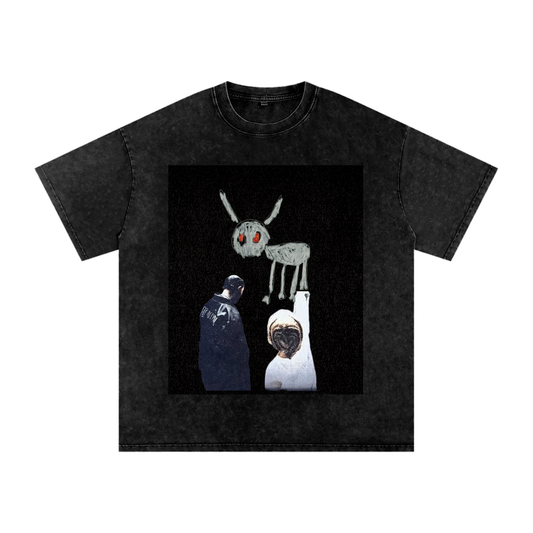 Acid Wash Oversize T-Shirt - 250 GSM